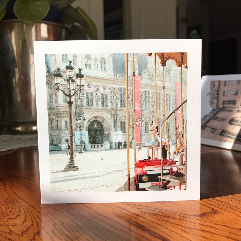 SOLD Paris Frameable Folded Photo Greeting Cards - Picture 4 of 7